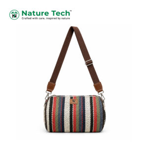 Cylindrical Geometric Unisex Shoulder Bag