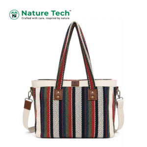 Dual-Tone Jute Office Executive Bag