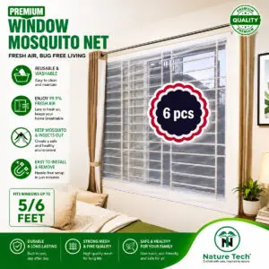 ( 6pcs ) Premium Window Anti Mosquito Net