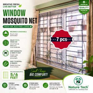 ( 7pcs ) Premium Window Anti Mosquito Net