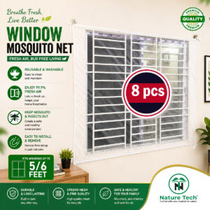 ( 8pcs ) Premium Window Anti Mosquito Net